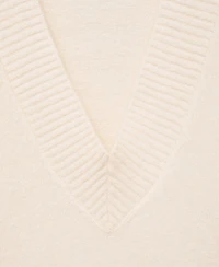 Mango Women's Oversized V-Neck Sweater