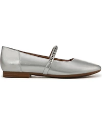 Naturalizer Women's Kelly-Chain Square Toe Mary Jane Flats