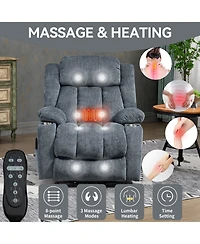 Mondawe Chenille Power Lift Recliner Chair
