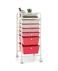 Gouun 6 Drawers Rolling Storage Cart Organizer