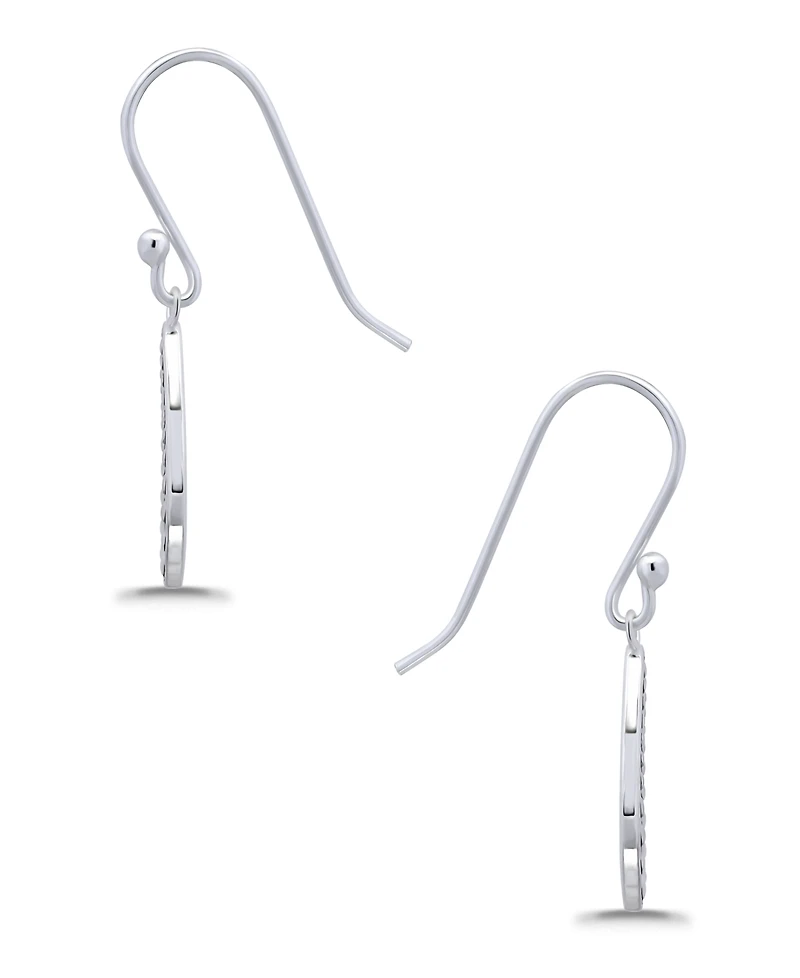 Macy's Oxidized Beaded Tear Drop Earrings
