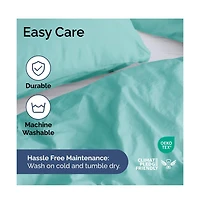 Premium Microfiber Duvet Cover Set - King - Cream