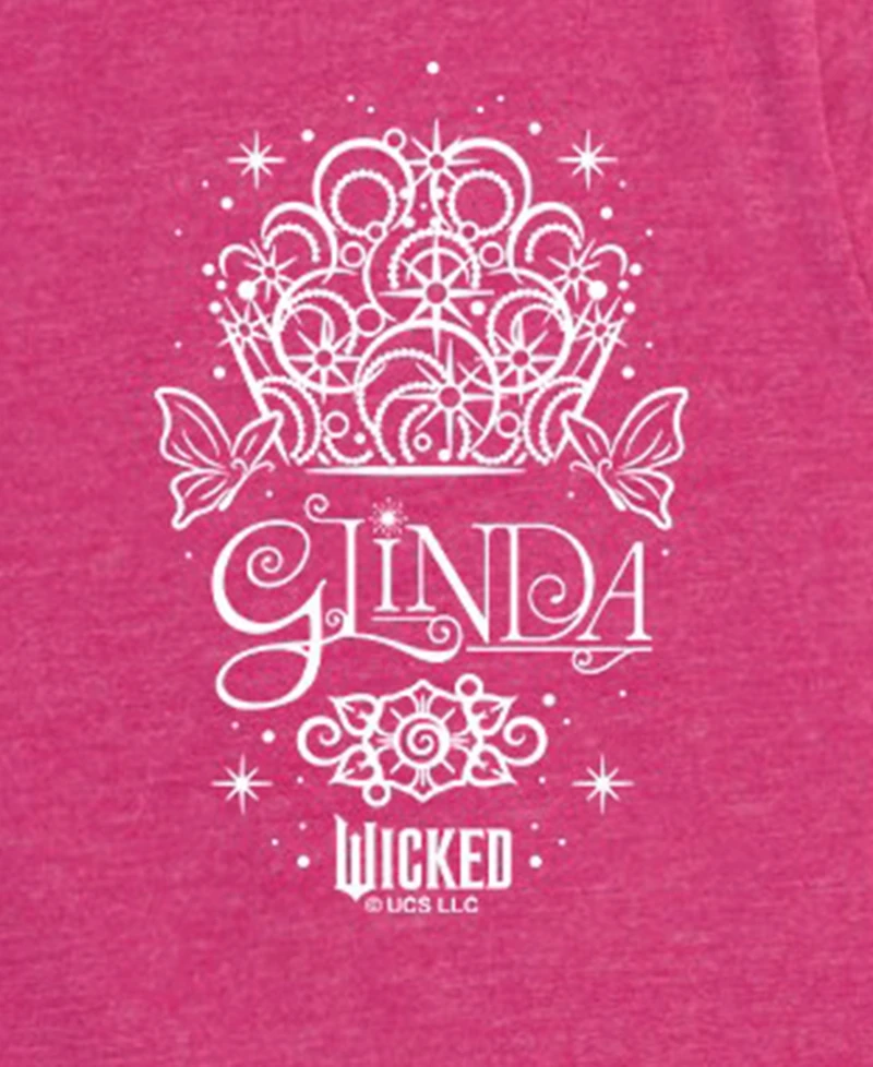 Wicked Big Girls Glinda Graphic Cap Sleeve Dress