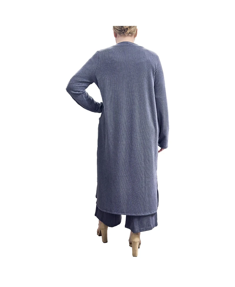 Plus Size Long Length Open Front Duster