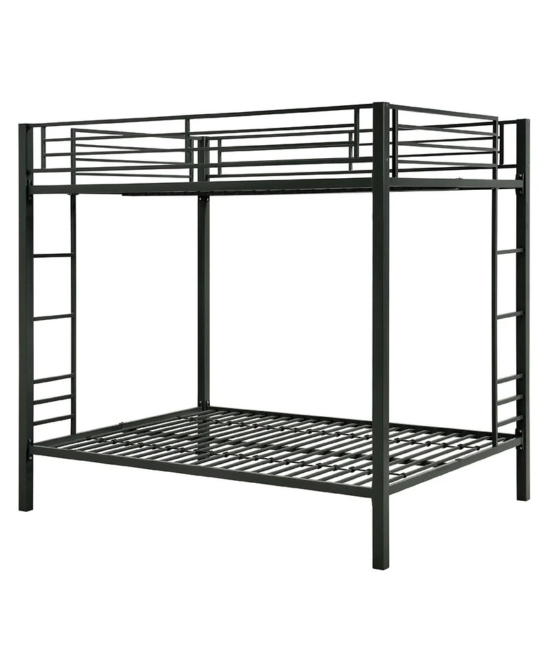 Slickblue Sturdy Bunk Bed for Space-Saving and Durable Kids' Room Furniture