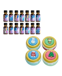Holiday Bliss Gift Set: Aromatherapy Bath Bombs & Essential Oils