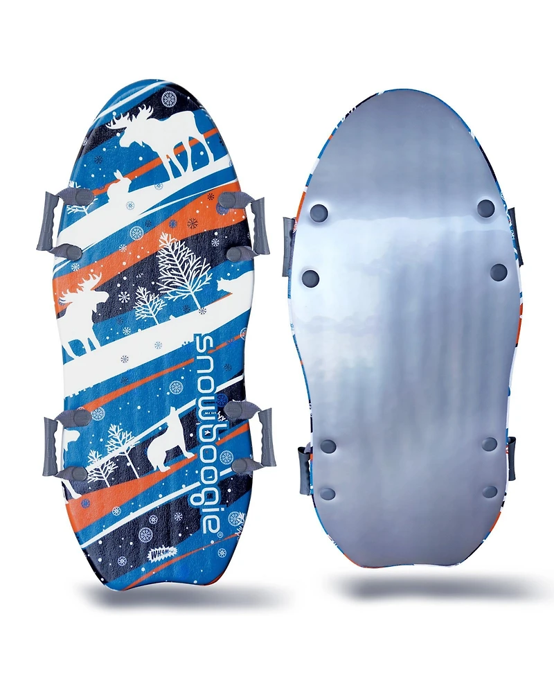 Alpine Rocket 48", Double Rider Foam Snow Sleds with Side Handles