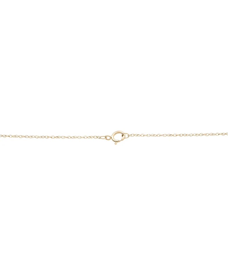 Diamond Heart Pendant 18" Necklace (1/2 ct. t.w.) in 10k Gold, Exclusively at Macy's