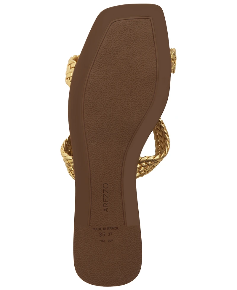 Arezzo Women's Remy Slip-On Flat Sandals