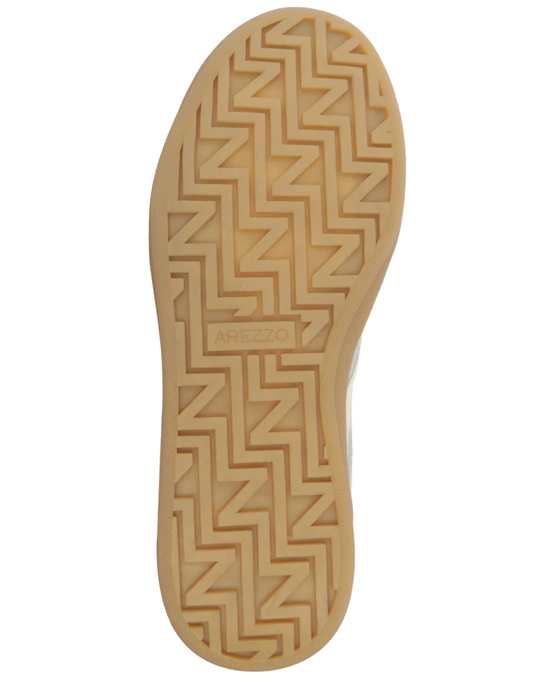 Arezzo Women's Maxine Round Toe Flat Sneakers