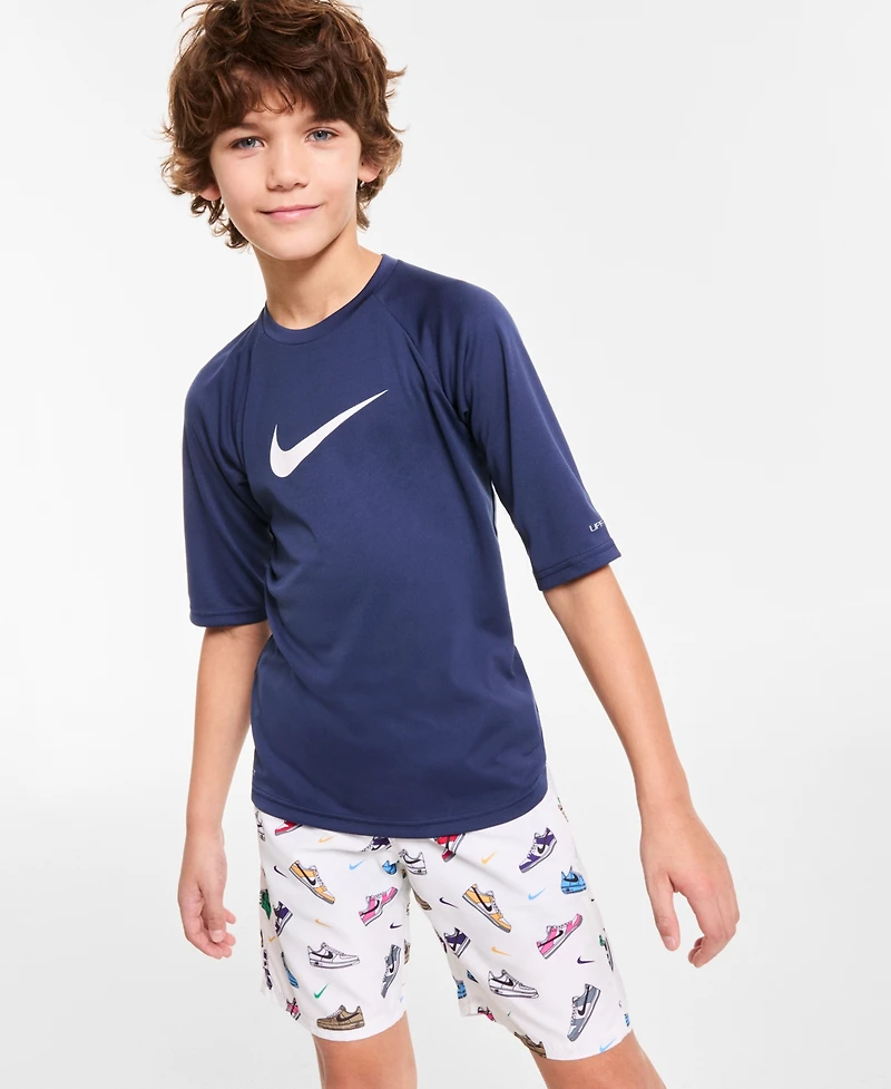 Nike Big Boys Short-Sleeve Hydroguard Swim Top