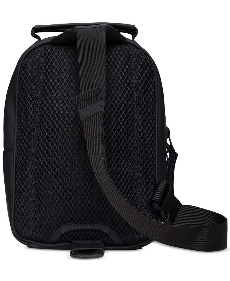 Rains Men's All-Black Daypack Sling Bag