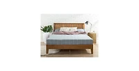 Slickblue Platform Bed Frame with Headboard - Modern Sleek Design, No Box Spring Required