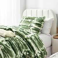 Jelly Rolls Chunky Bunny - Coma Inducer Oversized Comforter Set - Green Willow,Twin Xl