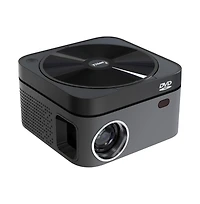 Impecca 110 Ansi Lumens Home Theater Projector, Built-in Dvd, 720P, up to 120”+ Case