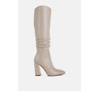 Yanir Slouchy Shaft Knee-High Boots
