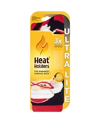 Heat Holders Ultra Lite Ellen Festive Gingerbread Crew Socks