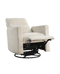 Homelegance 30" White Label Avenue Swivel Glider Reclining Chair