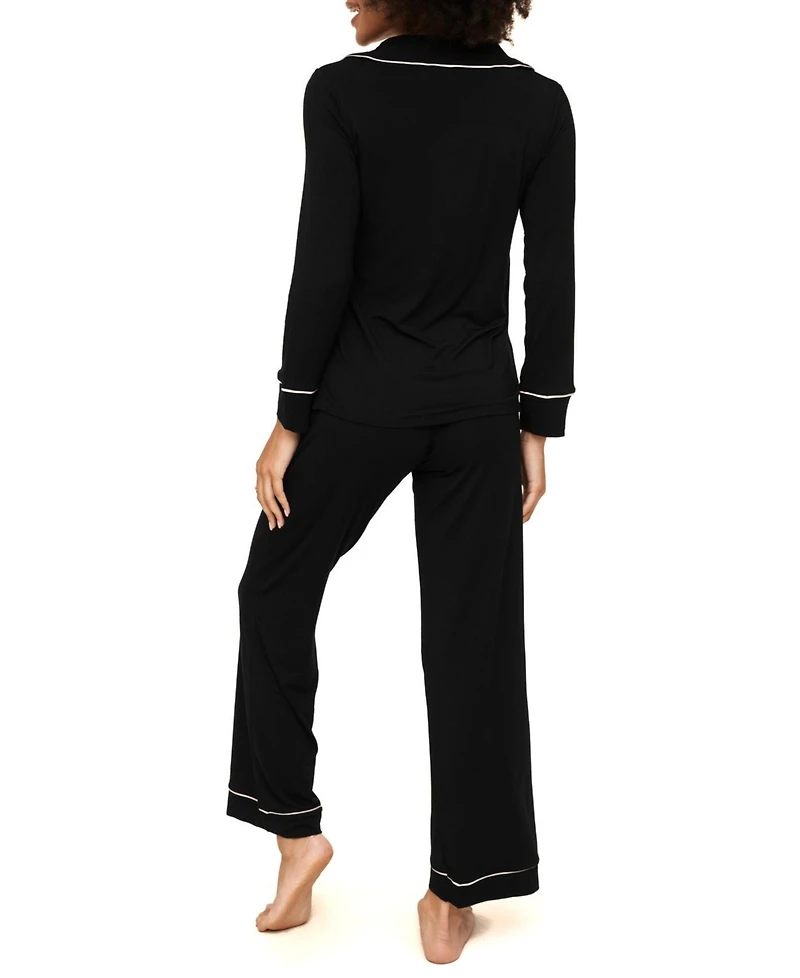 Adore Me Women's Matilda Long Sleeve Top & Pants Pajama Set
