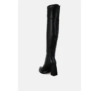 Nenana Faux Leather Knee-High Boots