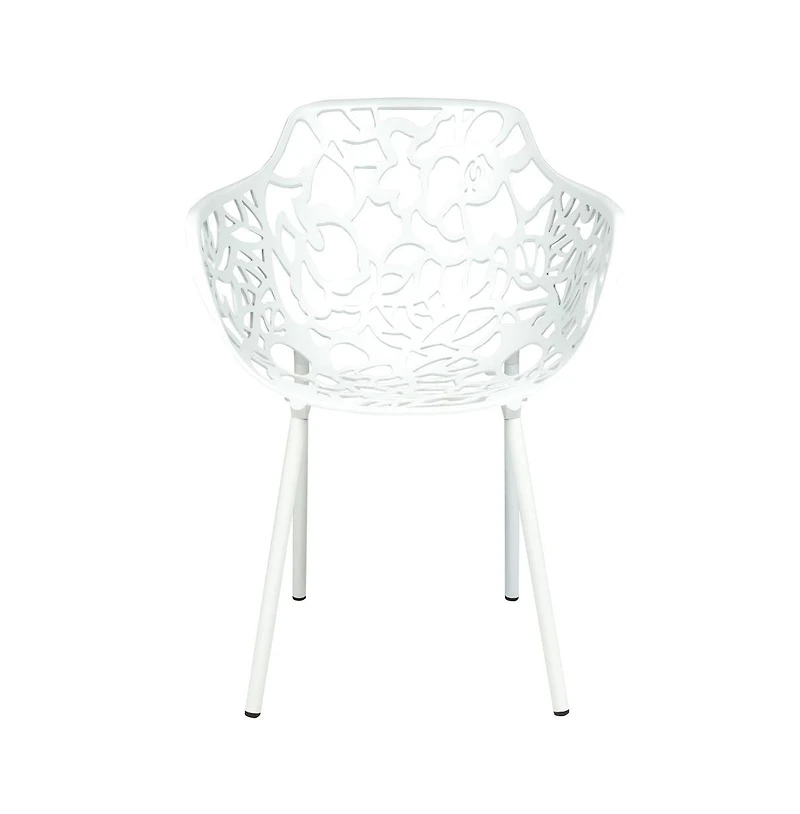 LeisureMod Modern Devon Aluminum Armchair