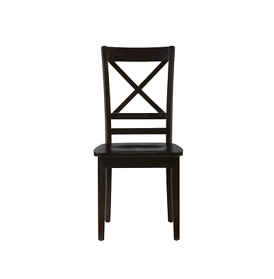 Jofran Simplicity Solid Wood Classic Cross-Back Dining Chair (Set of 2)