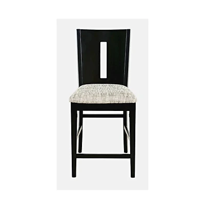 Jofran Urban Icon Contemporary Slotback Upholstered Counter Stool (Set of 2)