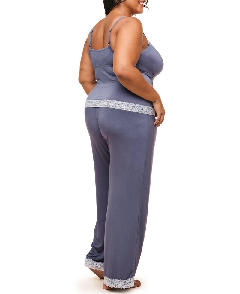 Adore Me Plus Suzanna Pajama Cami And Pants Set