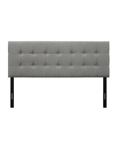Slickblue Contemporary Button-Tufted Headboard in Upholstered Fabric