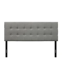 Slickblue Contemporary Button-Tufted Headboard in Upholstered Fabric
