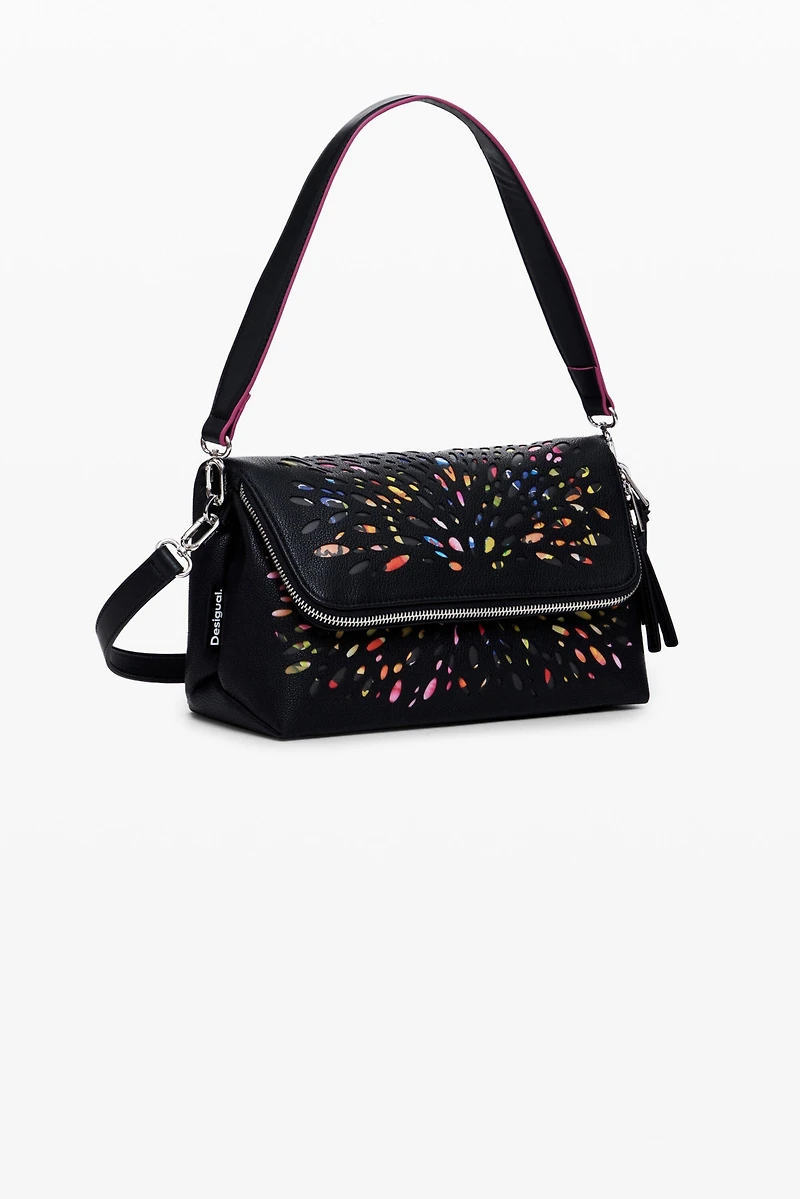 Desigual Women's Medium crossbody perforated bag