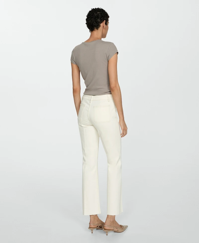 Mango Women's Alex Slim Fit Medium Rise Jeans