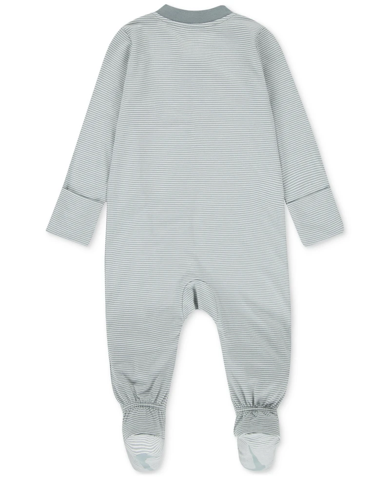 Nike Baby Boy or Girl Viscose Striped Footed Coverall