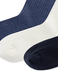 Lauren Ralph Lauren Women's 3-Pk. Classic Rib Trouser Socks