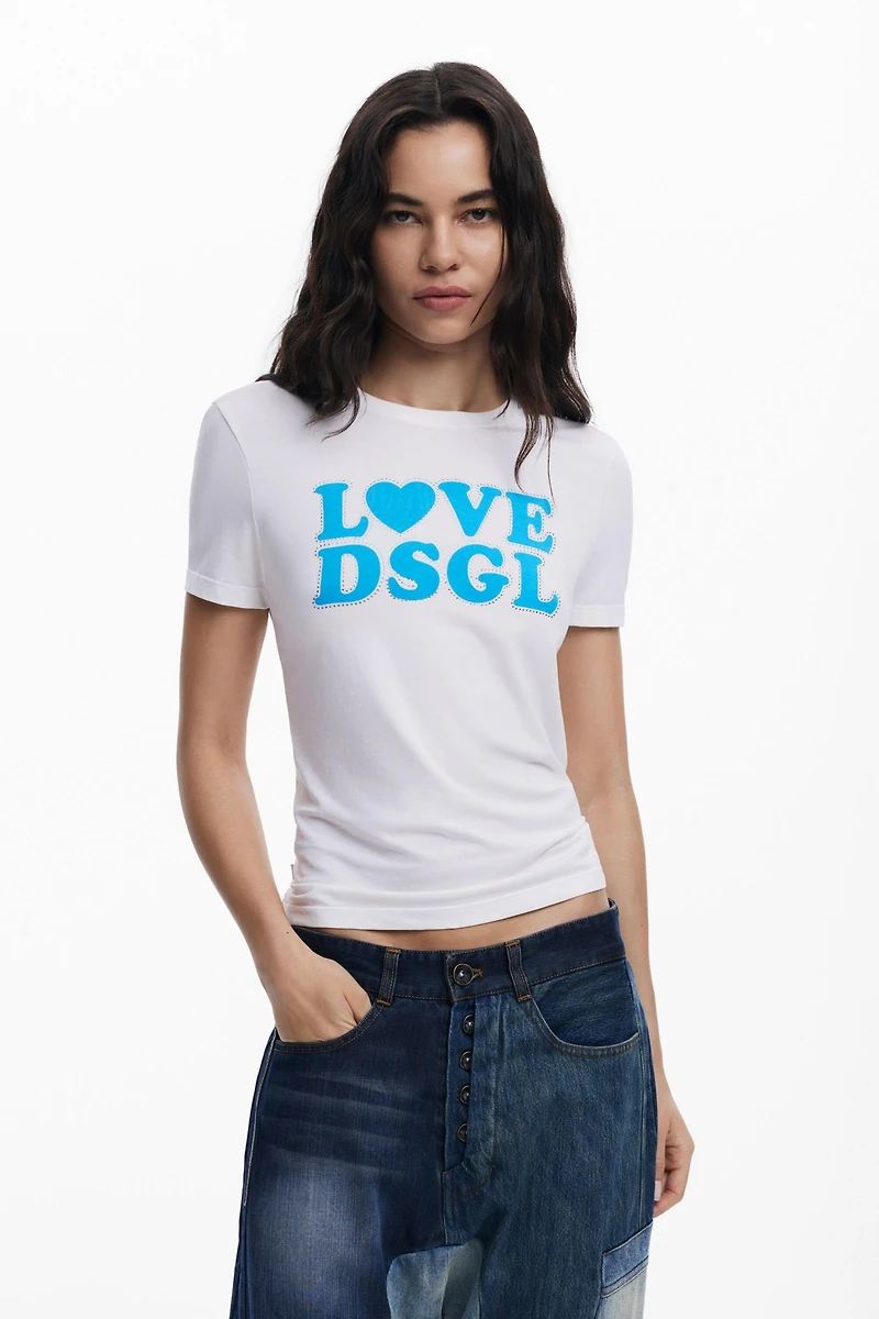 Desigual Women's Baggy patch jeans