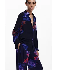 Desigual Women's Fluid floral pants