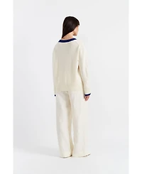 Chinti & Parker Women's Admiral Wool Cashmere Cardigan