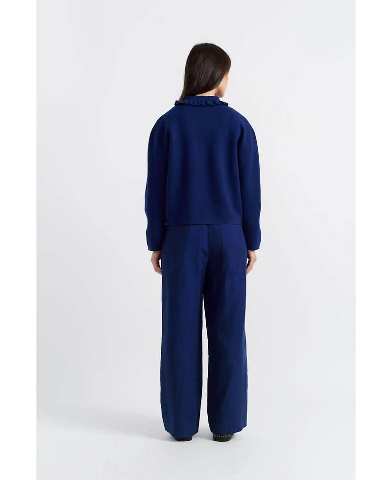 Chinti & Parker Women's The Sea Breeze Merino Wool Jacket