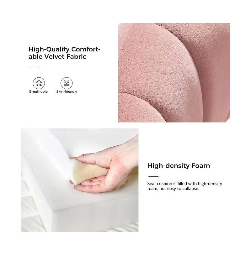 Slickblue Upholstered Wingback Accent Side Chair Stylish and Comfortable Design