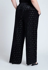 Eloquii Women's Heart Velvet Pant