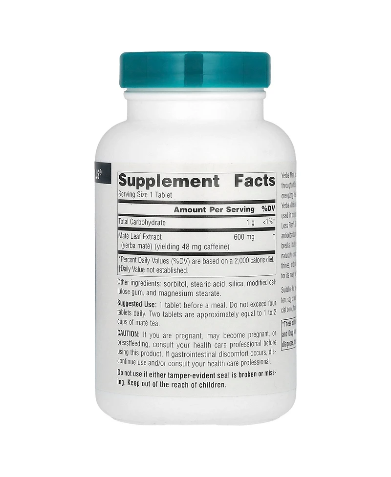 Source Naturals Yerba Mate 600 mg
