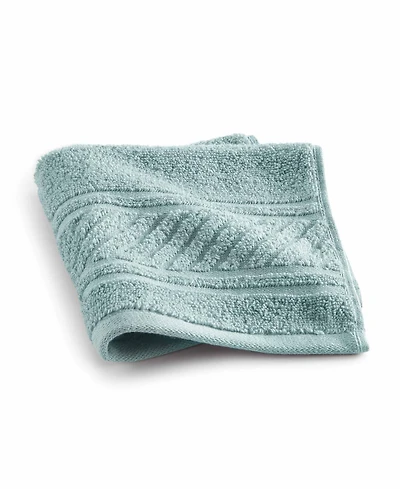 Martha Stewart Collection Spa 100% Cotton Washcloth, 13" x 13", Exclusively at Macy's