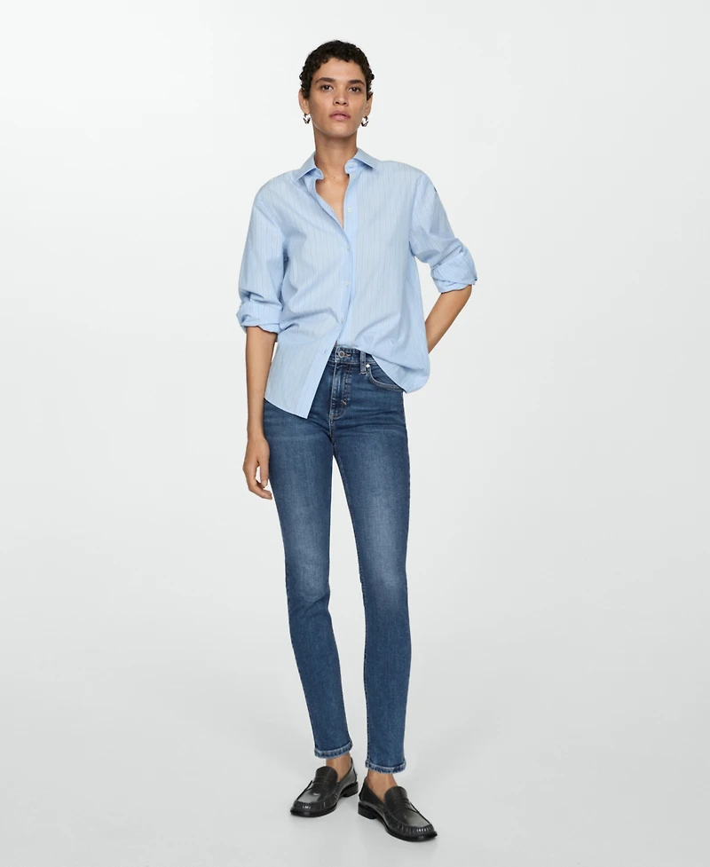 Mango Women's Newisa Medium Rise Skinny Jeans