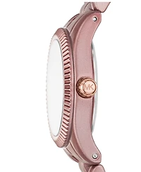 Michael Kors Women's Limited Edition Lexington Three-Hand Smokey Rose Stainless Steel Watch, 26mm