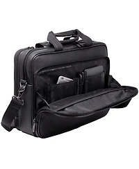 Alpine Swiss Messenger Bag Leather 15.6 Laptop Briefcase Portfolio Business Case