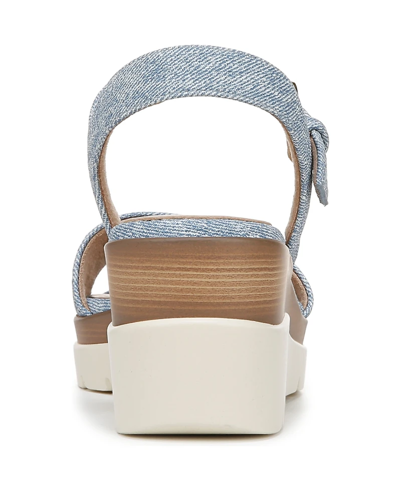 Soul Naturalizer Women's Graciela Round Open Toe Wedge Sandals