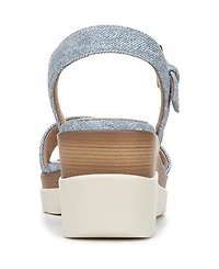 Soul Naturalizer Women's Graciela Round Open Toe Wedge Sandals