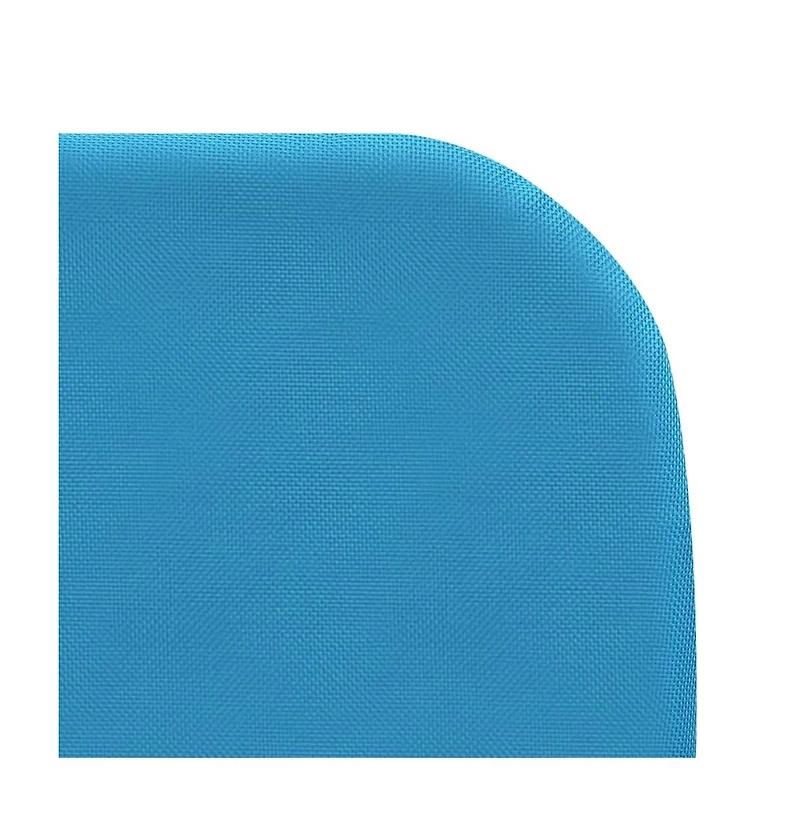 vidaXL Folding Sun Loungers 2 pcs Steel and Fabric Blue