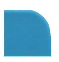 vidaXL Folding Sun Loungers 2 pcs Steel and Fabric Blue