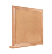 vidaXL Wall Mirror 21.7"x21.7" Solid Wood Walnut
